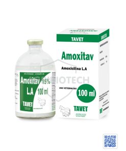 AMOXITAV 15% LA 100ML - Đặc trị nhiễm khuẩn trên vật nuôi