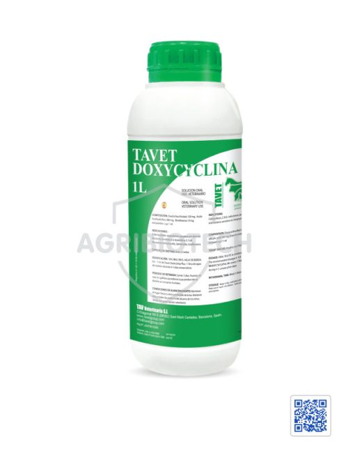 DOXYCYCLINA 20% 1L - Đặc trị nhiễm trùng huyết trên vật nuôi