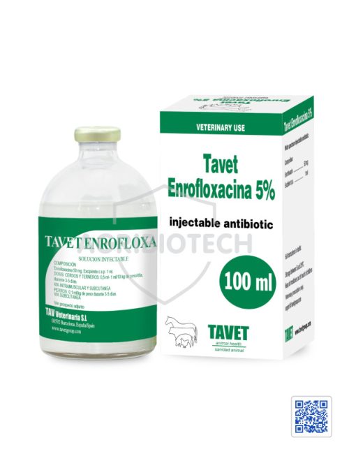 ENROTAV 5% 100ML - Thuốc tiêm đa bệnh trên vật nuôi