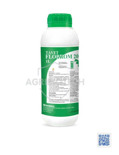 FLOBROM 20% 1L - Đặc trị các bệnh nhiễm trùng trên vật nuôi